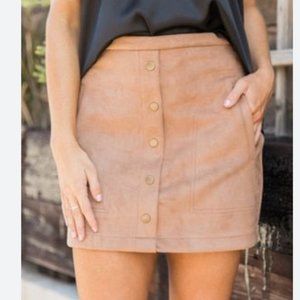 Get You Out Of My Heart Skirt Beige